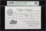 1947年英格兰银行5镑。两枚。连号。GREAT BRITAIN. Lot of (2). Bank of England. 5 Pounds, 1947. P-343. B264. Consecut