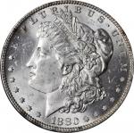 1880-O Morgan Silver Dollar. MS-62 (PCGS). OGH--First Generation.