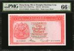 1982-83年香港上海汇丰银行一佰圆。HONG KONG. Hong Kong & Shanghai Banking Corp. 100 Dollars, 1982-83. P-187d. PMG 