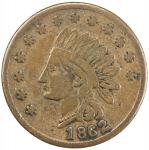 US Coins, Tokens & Medals，UNITED STATES:1862, Civil War Sutler Token, Schenkman-IL Q10C, Fine to VF,