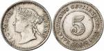 Victoria (1837-1901). 5 cents 1873. Compagnie des Indes orientales.