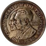 PHILIPPINES. Peso, 1936-M. Manila Mint. PCGS MS-64.