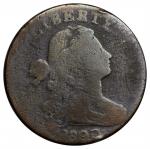 1800/79 Draped Bust Cent. S-195. Rarity-5. Style II Hair. Good-4, Porous, Cleaned.