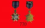 中华民国忠勤勋章，1944年开始颁发。配绶带，极美品Republic of China, Order of Loyalty & Diligence, 1944 -, with ribbon. XF