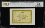 STRAITS SETTLEMENTS. Government of the Straits Settlements. 10 Cents, ND. P-6b. PCGS Banknote Choice