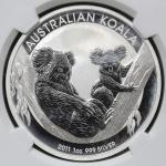 AUSTRALIA オーストラリア Dollar 2011P  NGC-MS69 UNC