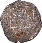 BOLIVIA, Potosí, cob 8 reales, (1629) T, denomination •8•, fine-dot borders.