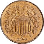 1870 Two-Cent Piece. MS-66 RB (PCGS).