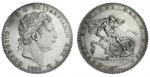 George III (1760-1820), New Coinage, Crown, 1820 LX, laureate head right, rev. St George and Dragon 