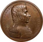 1813 Major General William Henry Harrison / Battle of the Thames Medal. By Moritz Furst. Julian MI-1