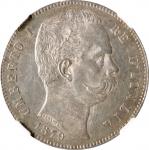 ITALY. 5 Lire, 1879-R. Rome Mint. Umberto I. NGC MS-61.