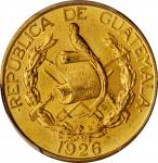 GUATEMALA. 5 Quetzales, 1926. Philadelphia Mint. PCGS MS-64.