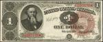 Friedberg 347. 1890 $1  Treasury Note. PMG Superb Gem Uncirculated 68 EPQ.