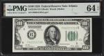 Fr. 2150-F. 1928 $100 Federal Reserve Note. Atlanta. PMG Choice Uncirculated 64 EPQ.