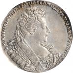 RUSSIA. Ruble, 1732. Kadashevsky (Moscow) Mint. Anna. PCGS AU-58 Gold Shield.