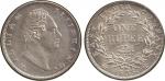 COINS. INDIA - BRITISH INDIA. East India Company, William IV: Silver Rupee, 1835 Calcutta, F incuse 