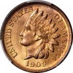 1909-S印第安像美分 PCGS MS 67 1909-S Indian Cent