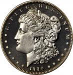 1890 Morgan Silver Dollar. Proof-66 Cameo (PCGS). CAC.