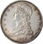 1836 Capped Bust Half Dollar. Reeded Edge. 50 CENTS. GR-1, the only known dies. Rarity-2. AU Details