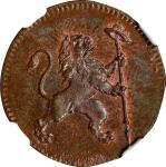 AUSTRIAN NETHERLANDS. Liard, 1790. Brussels Mint. NGC MS-63 Brown.