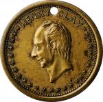 1844 Henry Clay Political Medal. DeWitt-HC 1844-32. Brass. Plain Edge. 25 mm. Extremely Fine, Lightl