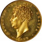 GREAT BRITAIN. 2 Pounds, 1825. London Mint. George IV. PCGS PROOF-64 Cameo.