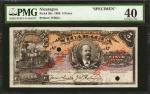 NICARAGUA. Republica de Nicaragua. 5 Pesos, 1908. P-36s. Specimen. PMG Extremely Fine 40.