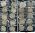 Japan; 1964, "Olympics Games", Lot of 10 silver coin 1000 Yen, Y#80m UNC.(10) Sold as is.