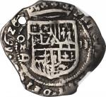 MEXICO. 2 Reales, 1626/5-Mo D. Mexico City Mint. Philip IV (1621-65). NGC VF Details--Holed.
