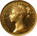 GREAT BRITAIN. Victoria/Queens Prize of Wellington College Gold Award Medal, 1898. London Mint. NGC 
