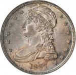 1837 Capped Bust Half Dollar. Reeded Edge. 50 CENTS. GR-23. Rarity-2. MS-64 (PCGS). CAC.
