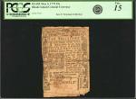 RI-182. Rhode Island. May 3, 1775. 10 Shillings. PCGS Currency Fine 15.