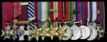 The mounted group of thirteen dress miniature medals worn by Marshal of the Royal Air Force Sir D. F