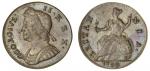 George II (1727-60), Halfpenny, 1738 (BMC [Peck] 852; S.3717), patinated and lustrous, but softly st