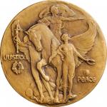 1919 Treaty of Versailles Medal. Bronze. 63.5 mm. By Chester Beach. Miller ANS-40. Edge #75. Mint St