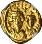 HERACLIUS, 610-641. AV Solidus (4.44 gms), Carthage Mint, Indiction 5, 1st Cycle (A.D. 616/7).