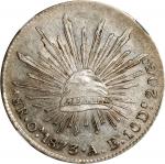 MEXICO. 8 Reales, 1873-Oa AE. Oaxaca Mint. NGC AU-58.