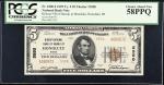 Honolulu, Hawaii. $5 1929 Ty. 2. Fr. 1800-2. Bishop NB of Hawaii. Charter #5550. PCGS Currency Choic