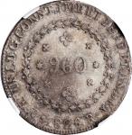 BRAZIL. 960 Reis, 1826-R. Rio de Janeiro Mint. Pedro I. NGC AU-55.