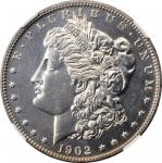 1902 Morgan Silver Dollar. Proof-62 (NGC).