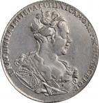 RUSSIA. Ruble, 1727-CNB. St. Petersburg Mint. Catherine I. PCGS Genuine--Tooled, EF Details Gold Shi
