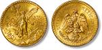 1947年墨西哥自由女神像50比索金币一枚，41.7g，原光未使用