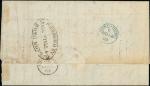 Hong Kong Covers and Cancellations Forwarding Agents Cachets Lyall Still & Co.: 1863 (14 Nov.) entir