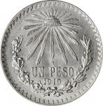 MEXICO. Peso, 1919-M. Mexico City Mint. PCGS MS-63 Gold Shield.