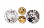 2010年第16届亚洲运动会(第2组)纪念金币1/4盎司等一组4枚 完未流通