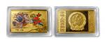 2010年中国古典文学名著《水浒传》(第2组)纪念彩色金币5盎司三打祝家庄 完未流通