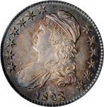 1823 Capped Bust Half Dollar. O-112. Rarity-1. Doubled Portrait. MS-62 (PCGS).