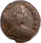 1788 Vermont Copper. RR-39, Bressett 25-U, Miller 1-I, W-2265 and W-4400. Rarity-5-. Mailed Bust Rig
