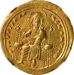 ROMANUS III, 1028-1034. AV Histamenon Nomisma (4.40 gms), Constantinople Mint. NGC AU, Strike: 5/5 S