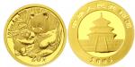 2005年熊猫纪念金币1/2盎司 近未流通